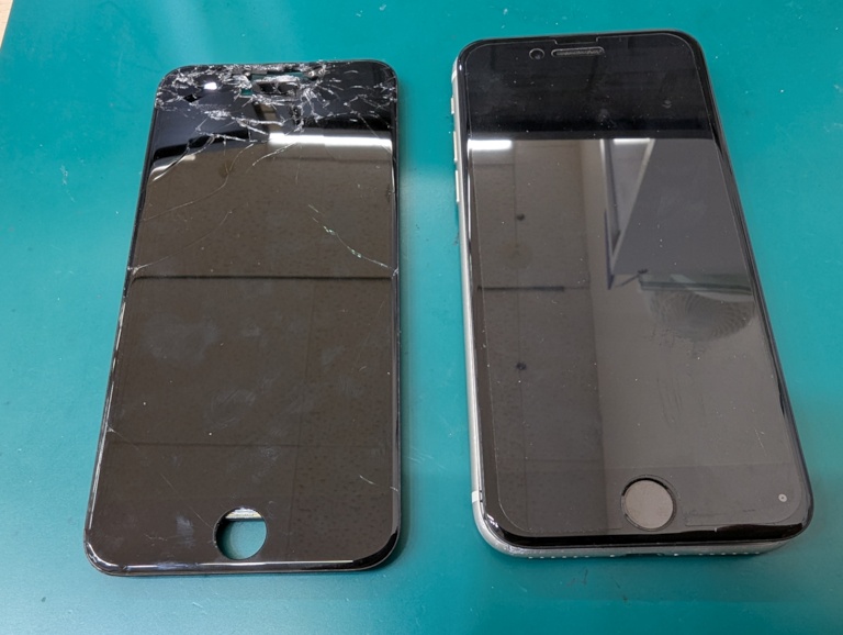 iPhone SE (第2世代)の液晶画面交換ならスマホ修理工房富山グリーンモール山室店にお任せください☆